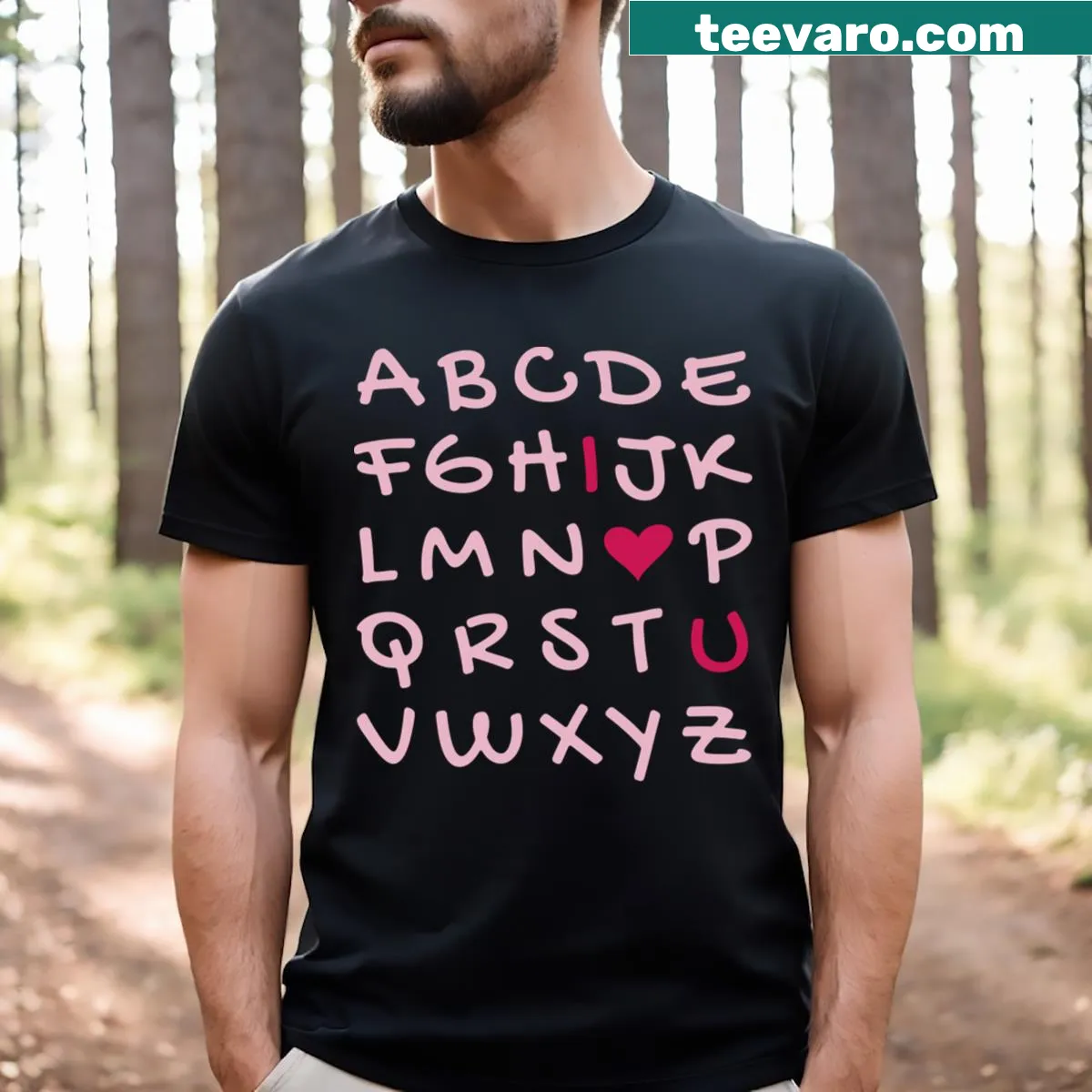Funny Valentine's Day t-shirt with a sweet and humorous message — on a men's t-shirt