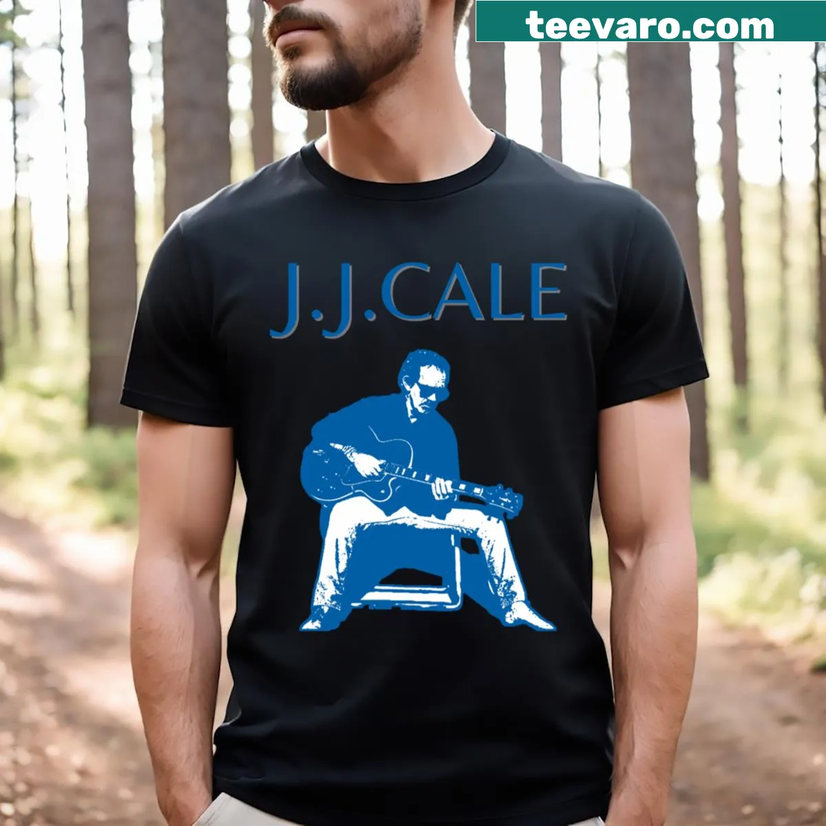 Nostalgic 70s vintage T-shirt with retro graphics — on a men's t-shirt