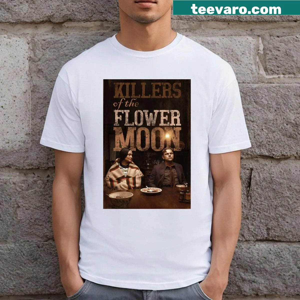 Classic T-shirt inspired by Killers Of The Flower Moon movie — on a men's t-shirt