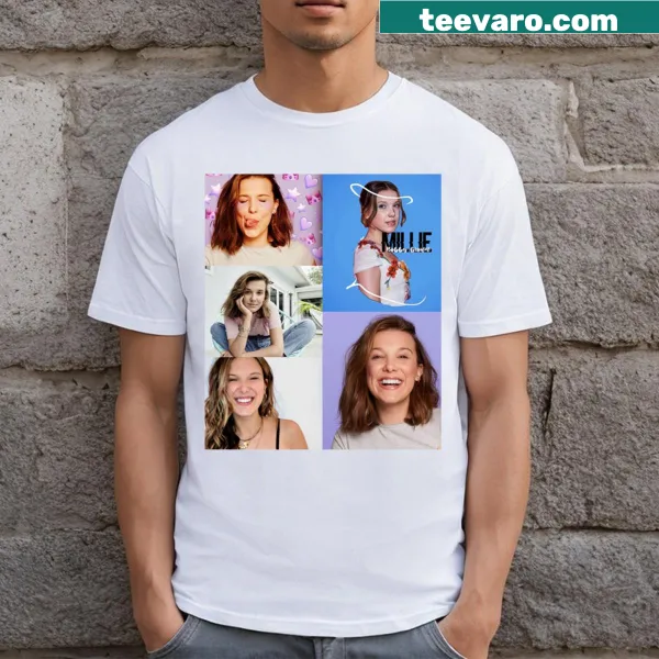 Classic T-shirt featuring Millie Bobby Brown design for fans