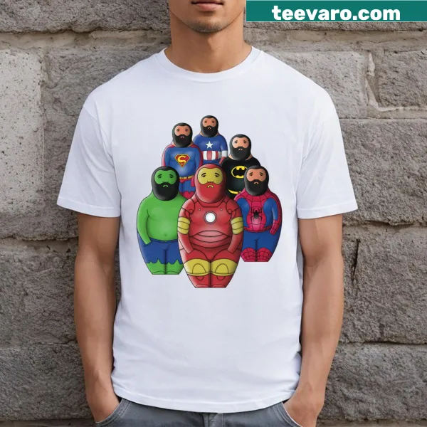 Classic Super Papa Bear t-shirt with bold text