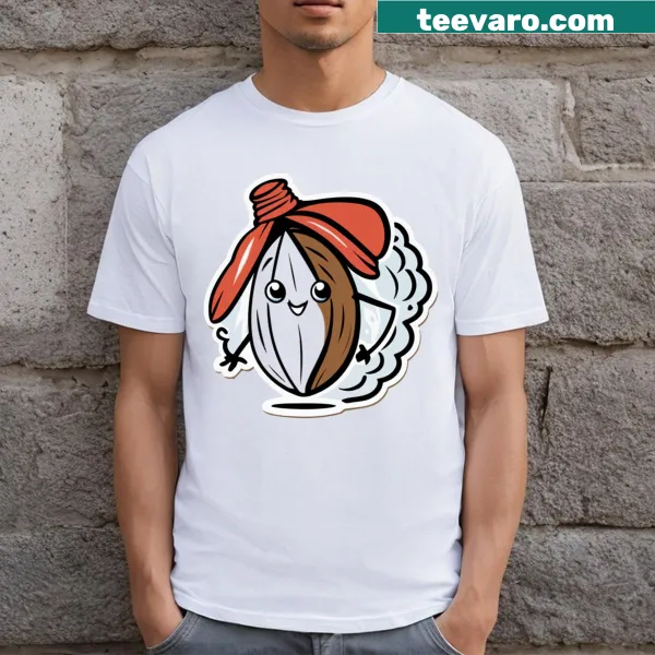 Witty Superhero Almond Keto Power t-shirt design