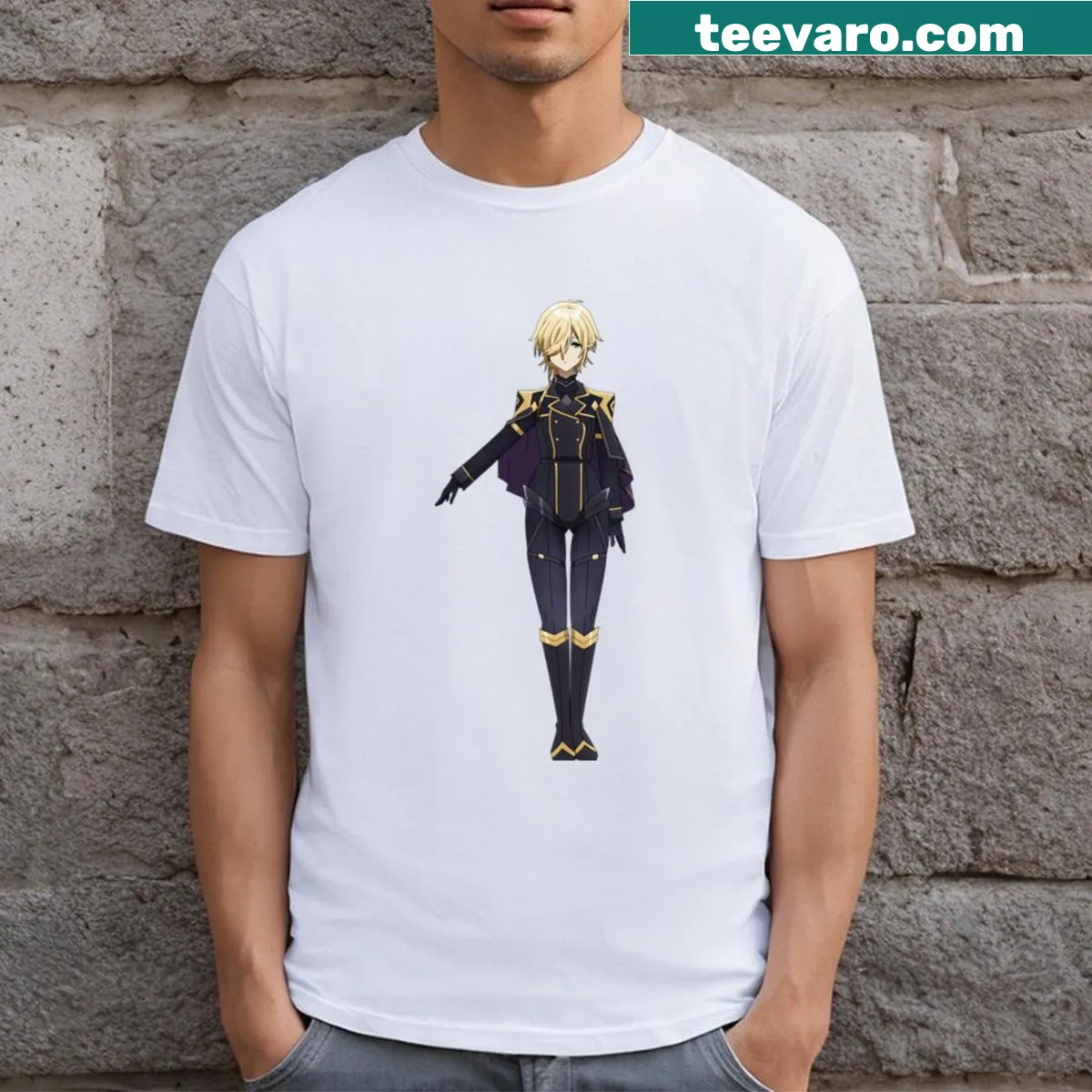 Fantasy-themed illustration depicting shadows and intrigue — on a men's t-shirt