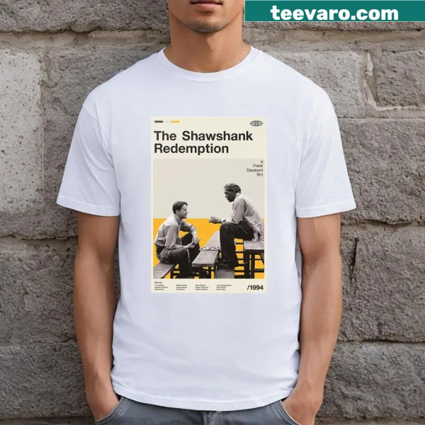 Classic t-shirt featuring iconic imagery from The Shawshank Redemption