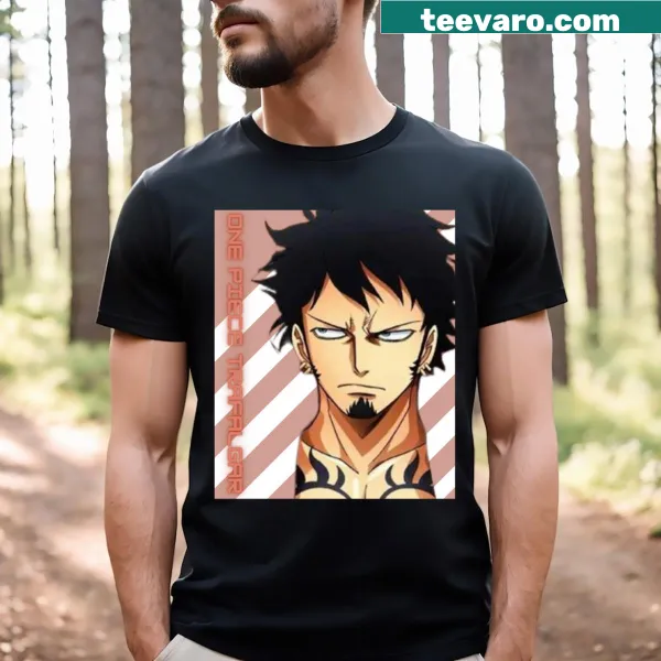 Essential T-shirt inspired by the Trafalgar character from One Piece