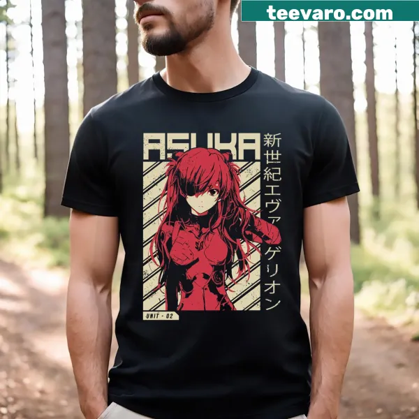 Minimalist Asuka design on an essential t-shirt