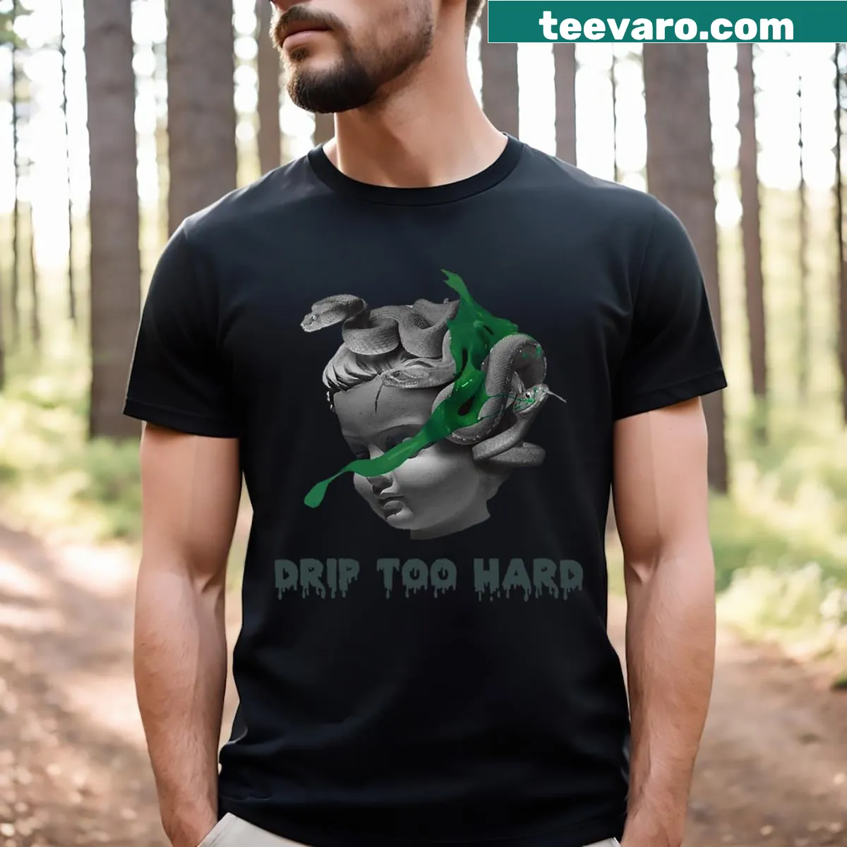 Funny street culture T-shirt with humorous text — on a men's t-shirt