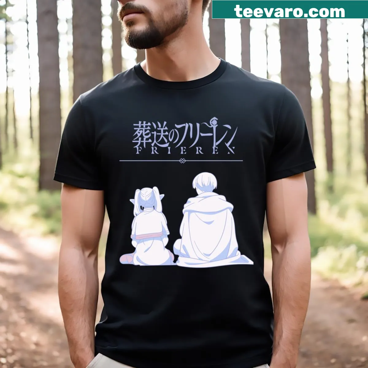 T-shirt inspired by fantasy themes with impactful graphic — on a men's t-shirt
