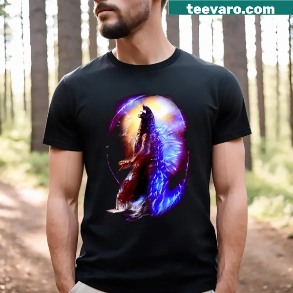 Wholesome T-shirt featuring bold graphic of Godzilla