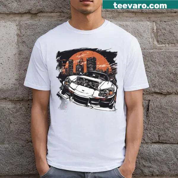 Illustrated Japanese car t-shirt