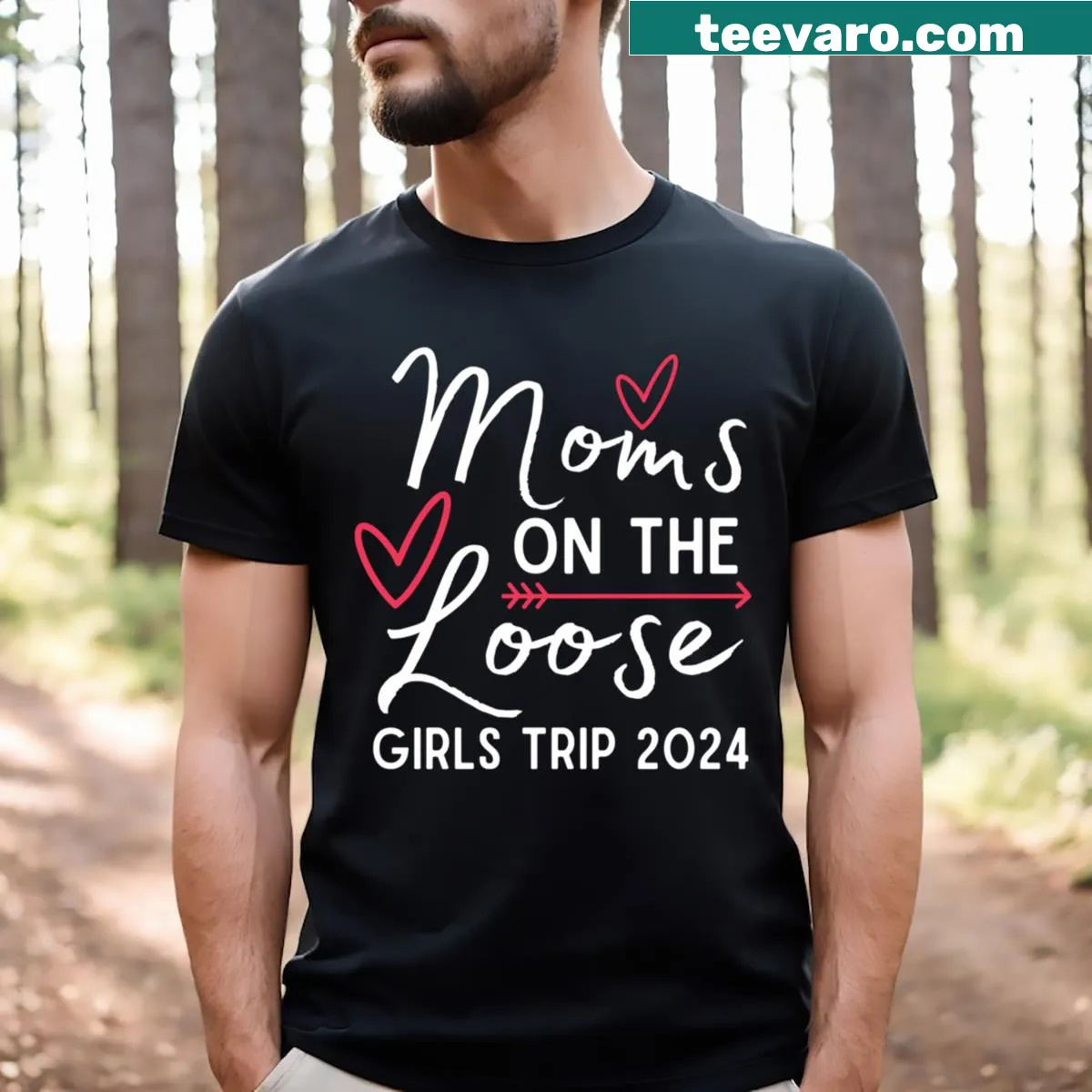Funny slogan about girls' trips on a women's T-shirt — on a men's t-shirt