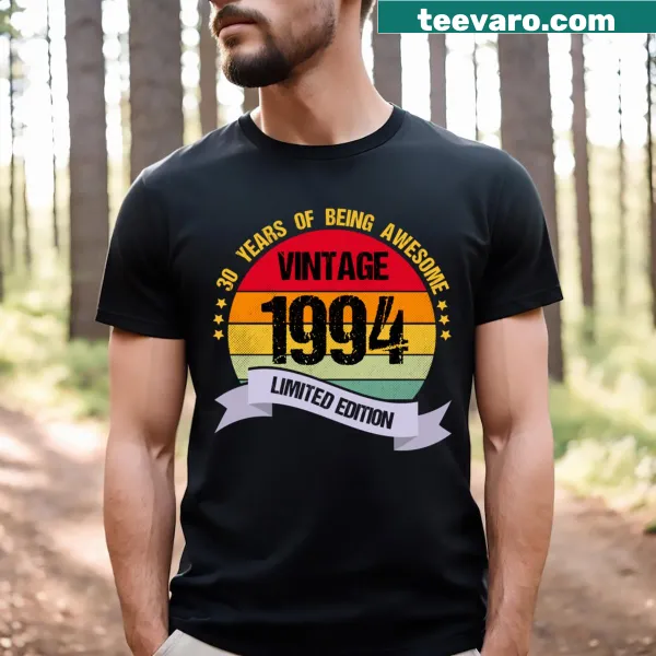 Vintage 1994 birthday anniversary T-shirt