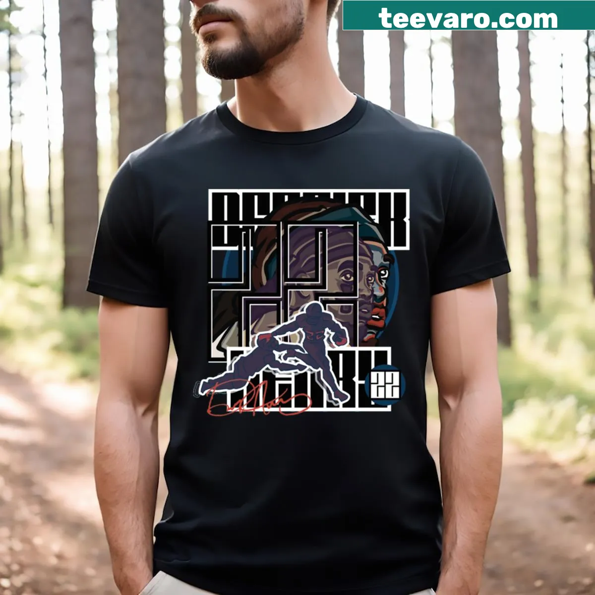 Derrick Henry graphic T-shirt for active men — on a men's t-shirt