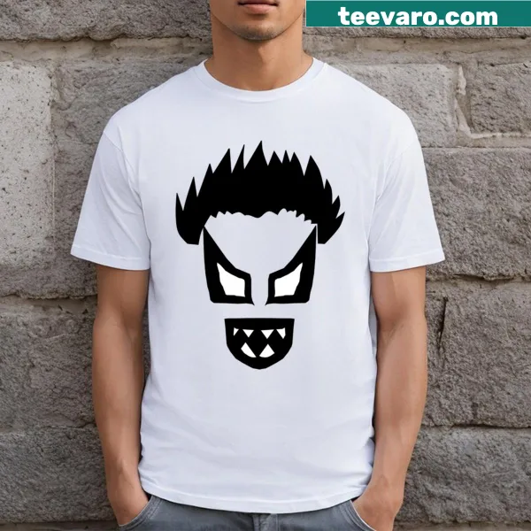 Playful T-shirt featuring a cartoon goblin character