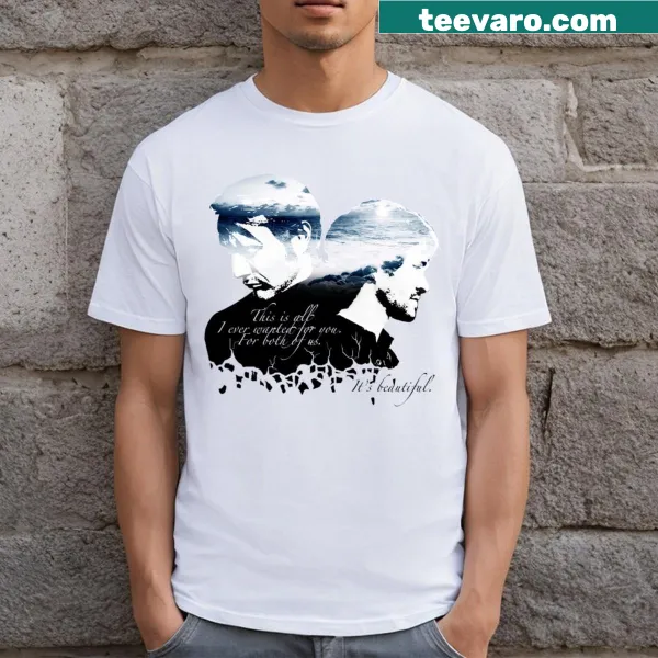 T-shirt featuring Hannibal design with the phrase It's Beautiful