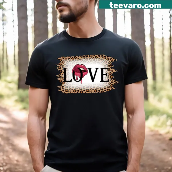 Playful food-themed t-shirt featuring whimsical lip drips design