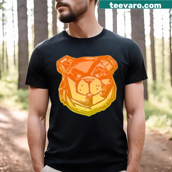 Playful gummy bear graphic t-shirt