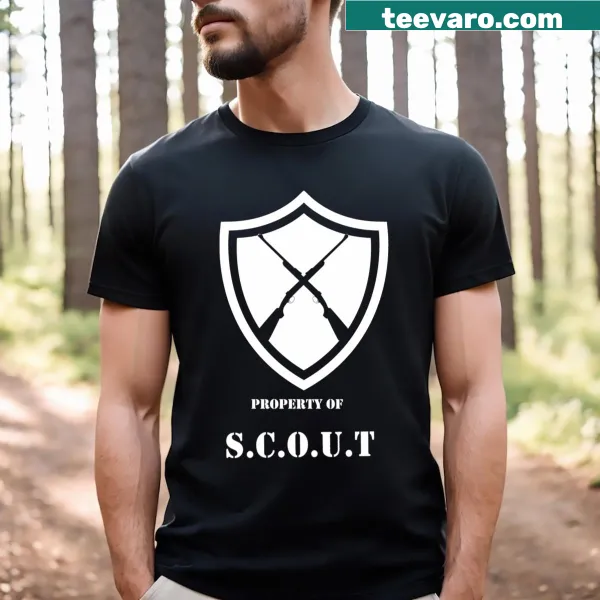 Classic Scout logo on T-shirt