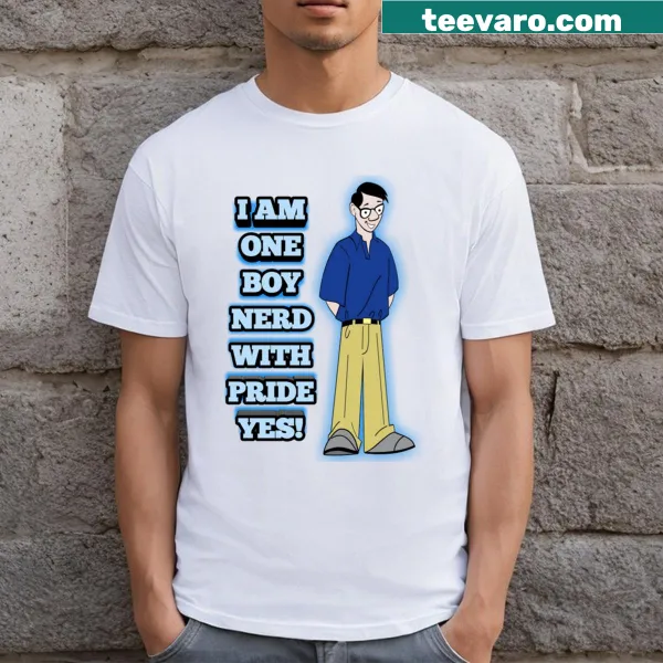 Pop Culture Nerd Boy t-shirt with engaging illustrations