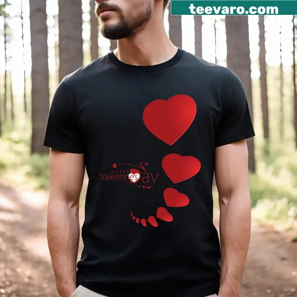 Various Valentine’s Day designs with hearts and romantic themes