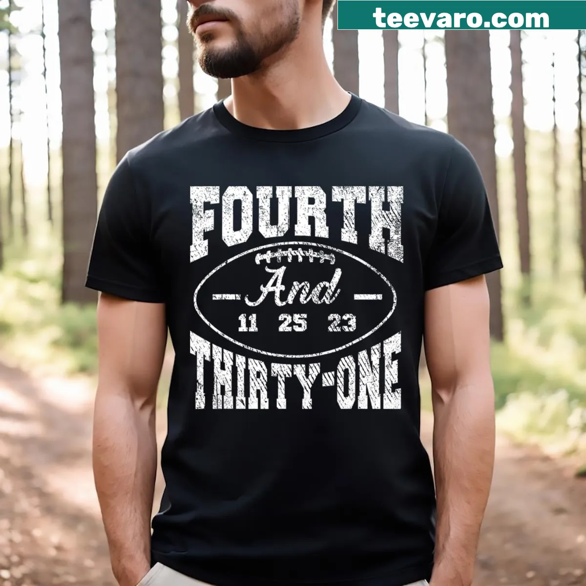 Bold design featuring '4th And 31' for Alabama football fans — on a men's t-shirt