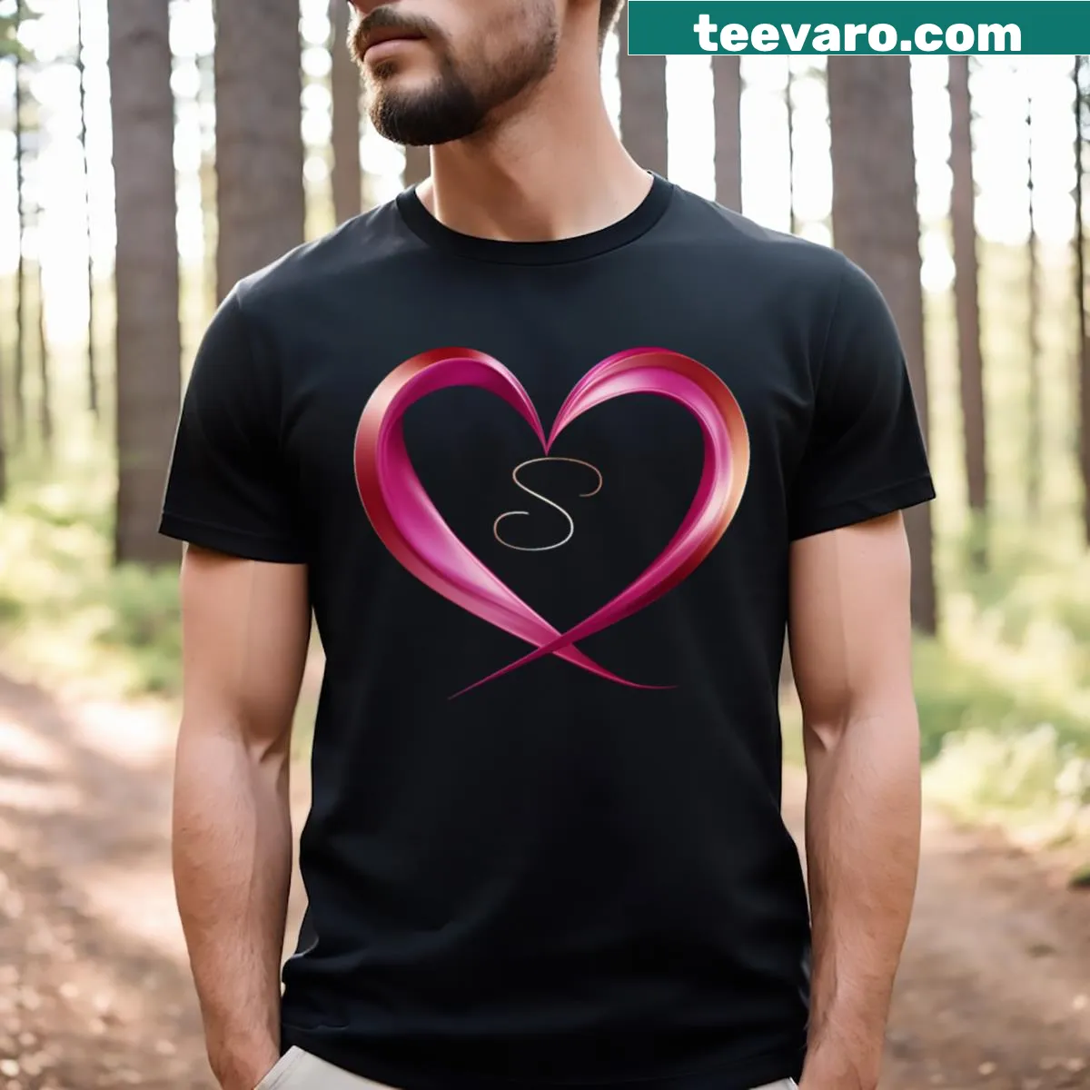 Inspirational typography on an active T-shirt — on a men's t-shirt