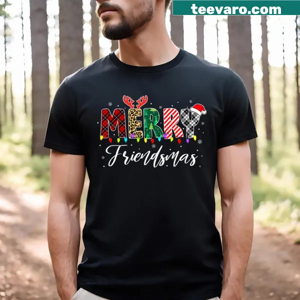 Festive Friendsmas matching T-shirt for the holiday season