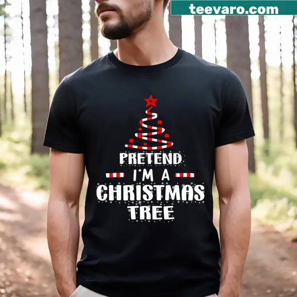 Whimsical Christmas tree costume T-shirt design