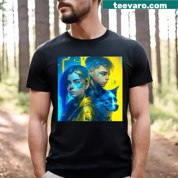 Hand-lettered design celebrating love and sunny days on t-shirt