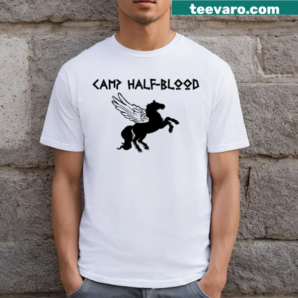 Camp Halfblood themed graphic t-shirt