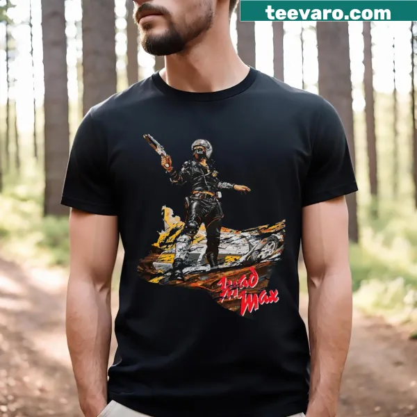 Illustrated T-shirt featuring Mad Max graphic