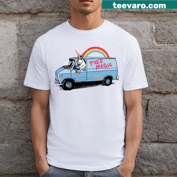 Unique T-shirt featuring an edgy unicorn design labeled 'Unicreep'