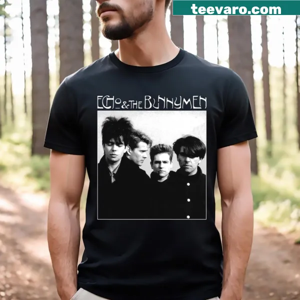 Vintage-style Echo & The Bunnymen band t-shirt