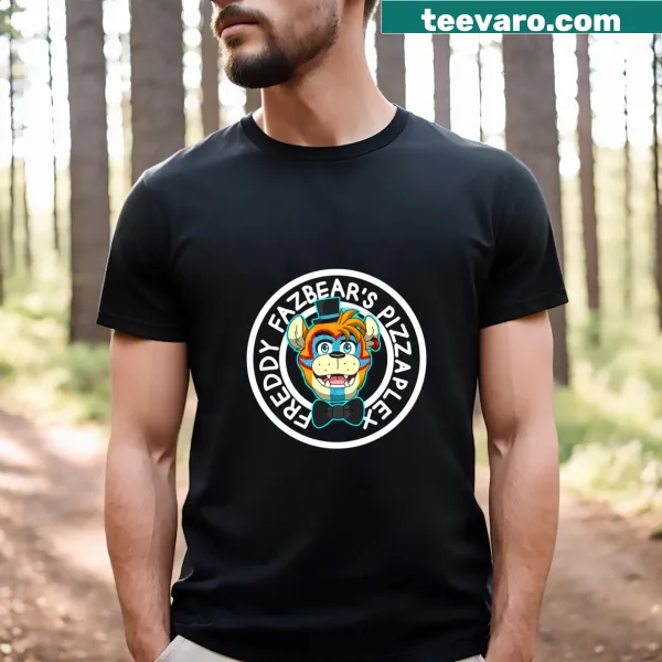 Glamrock Freddy logo T-shirt featuring a stylized illustration