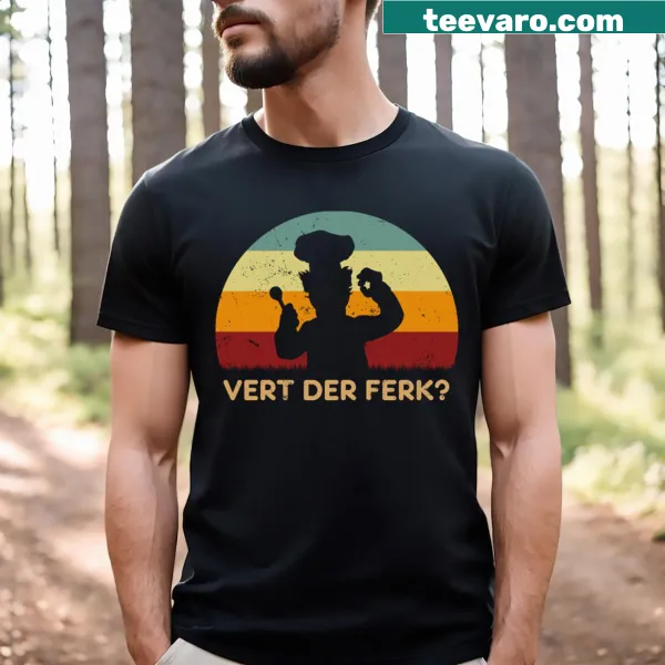 T-shirt featuring a minimalistic retro quote in bold typography.