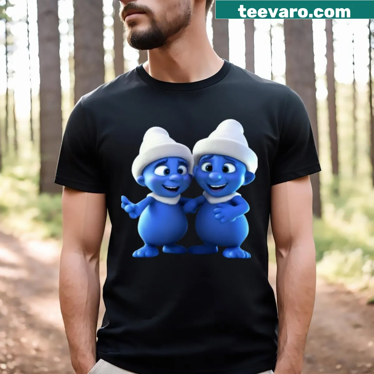 T-shirt with the phrase 'Strong And Sweet' in attractive lettering — on a men's t-shirt