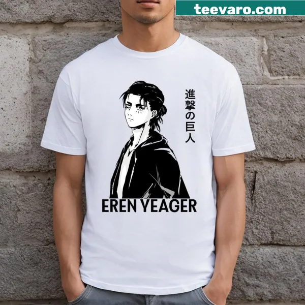 Attack On Titan T-shirt featuring Eren Yeager illustration