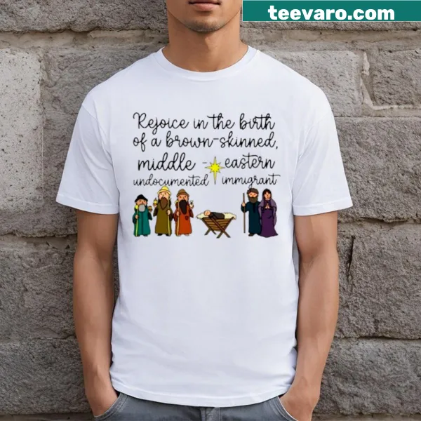 T-shirt celebrating diversity in faith with meaningful text