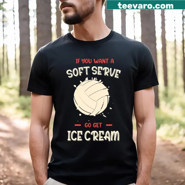 Fun volleyball-themed shirt for girls with witty text