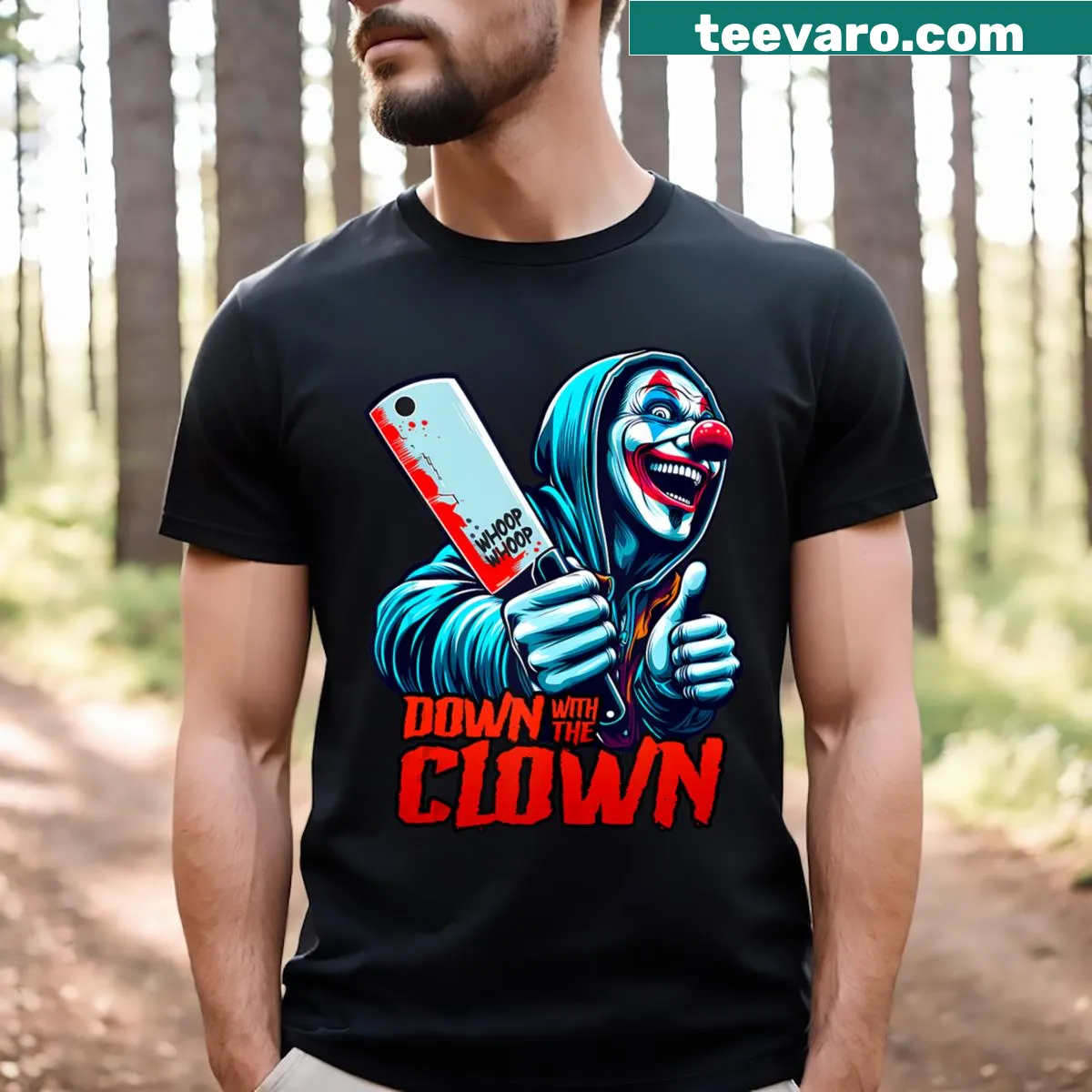 ICP Hatchet Man Juggalette T-shirt with bold graphic — on a men's t-shirt