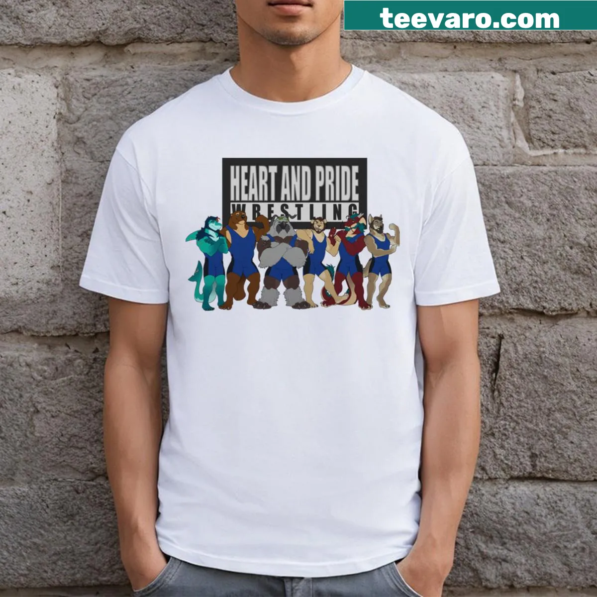 Inspirational Heart And Pride 2023 T-shirt design — on a men's t-shirt