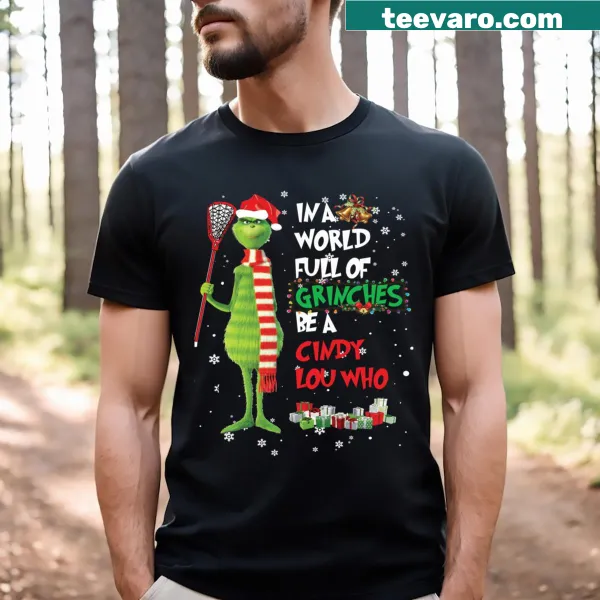 Inspirational holiday design with Cindy Lou Who text
