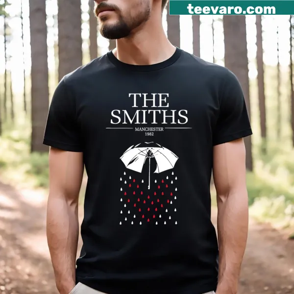 Vintage-style T-shirt featuring Manchester 1982 graphic