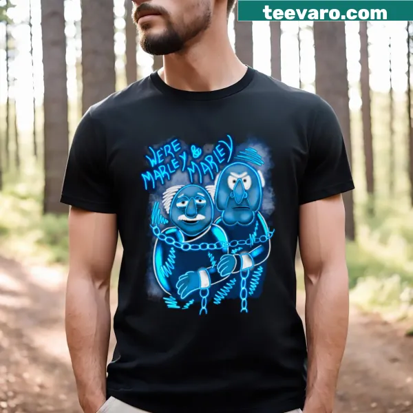 Muppet Christmas Carol inspired T-shirt featuring Marley characters