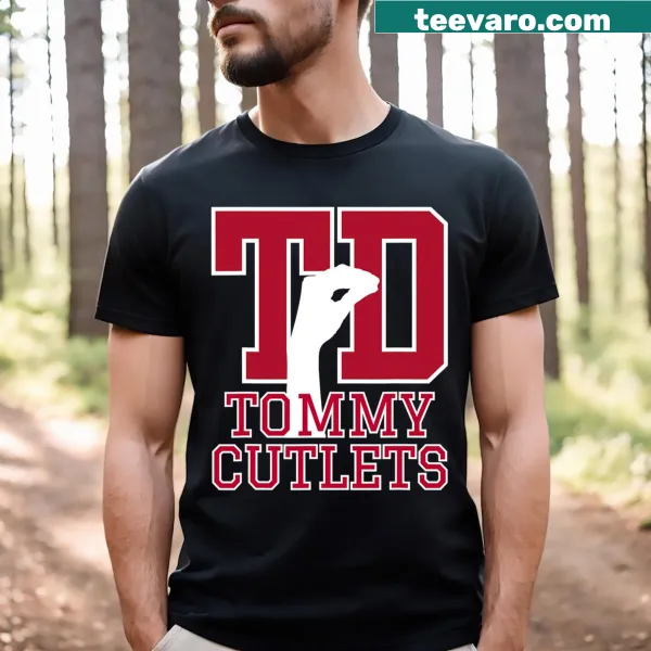 Illustration of an Italian hand gesture with football theme on a t-shirt