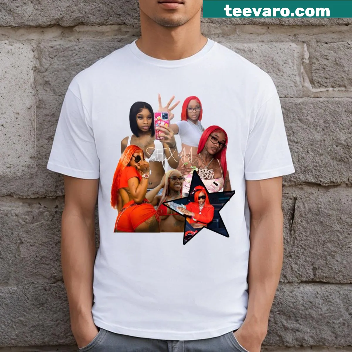 Bold pop-art graphic of a rockstar for music lovers — on a men's t-shirt