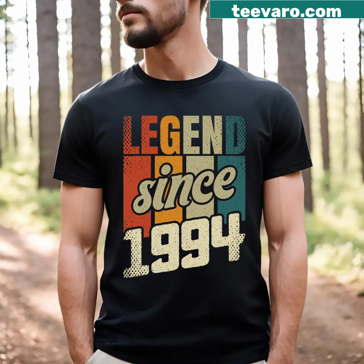 Funny 30th birthday T-shirt with decorative text for 1994 — on a men's t-shirt