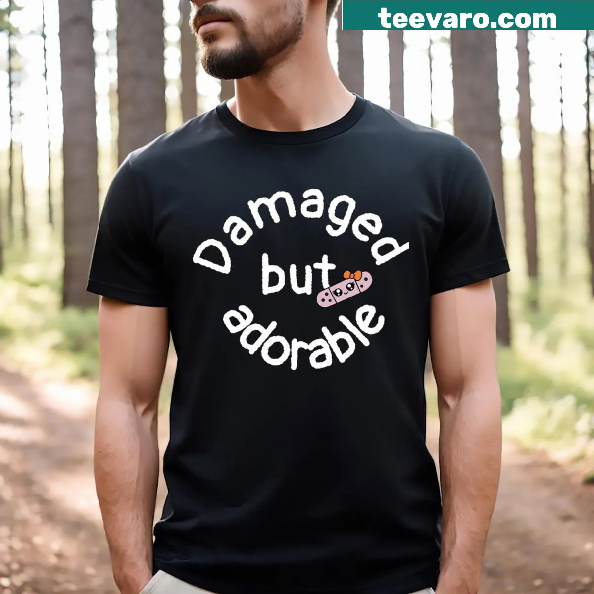 Charming t-shirt with cute design and playful graphic — on a men's t-shirt