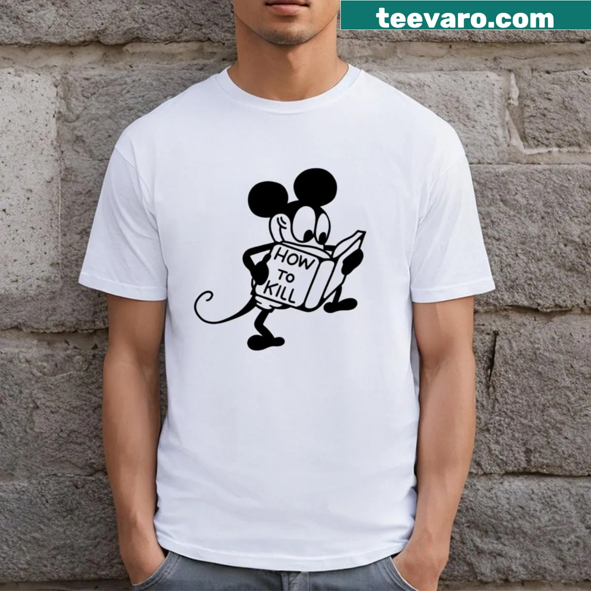 Classic cartoon design featuring Mickey Mouse from Steamboat Willie — on a men's t-shirt