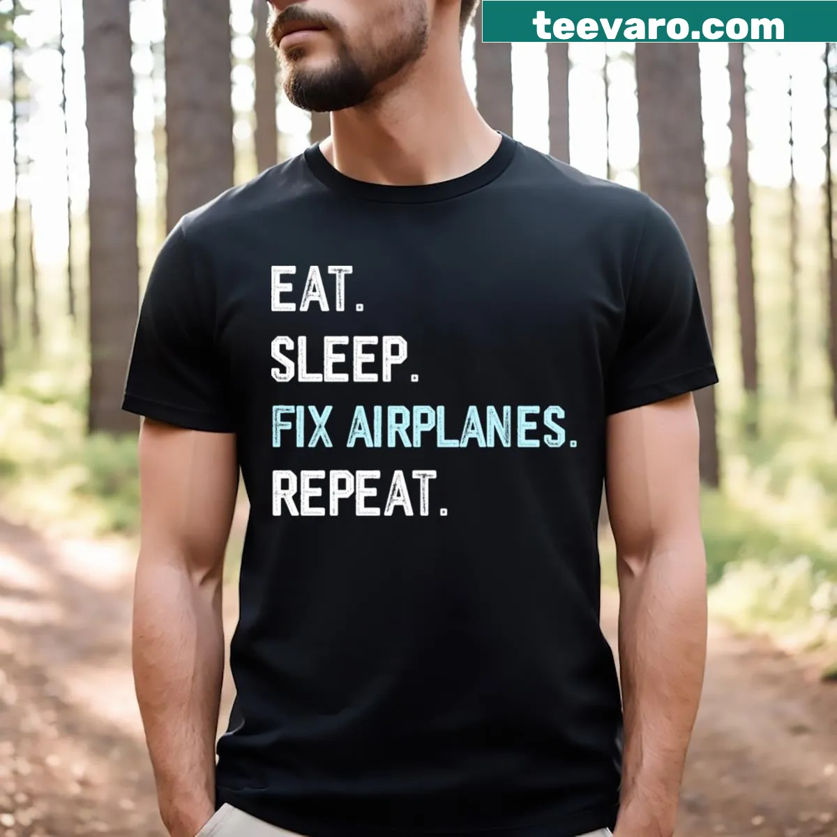 Funny graphic for aircraft mechanic wife graduation — on a men's t-shirt
